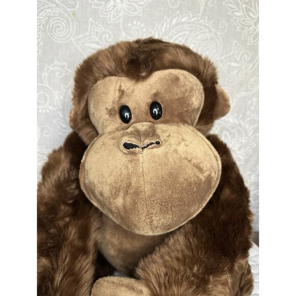 Jc Penny Holiday Collection Plush Stuffed Gorilla 2002 Large Animal 24” RARE - Picture 3 of 11